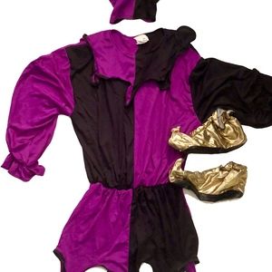 Unisex Jester Halloween Costume M/L